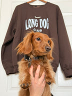 Long Dog Club Sweatshirt - Brown