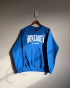 Homebody Club Sweatshirt - Blue / White