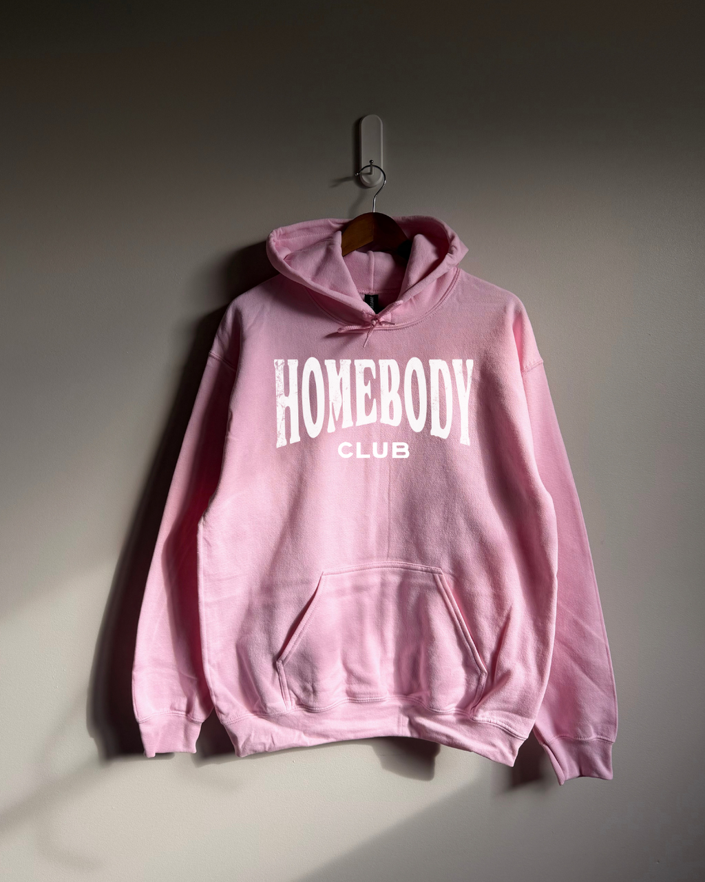 Homebody Club Sweatshirt - Pink / White