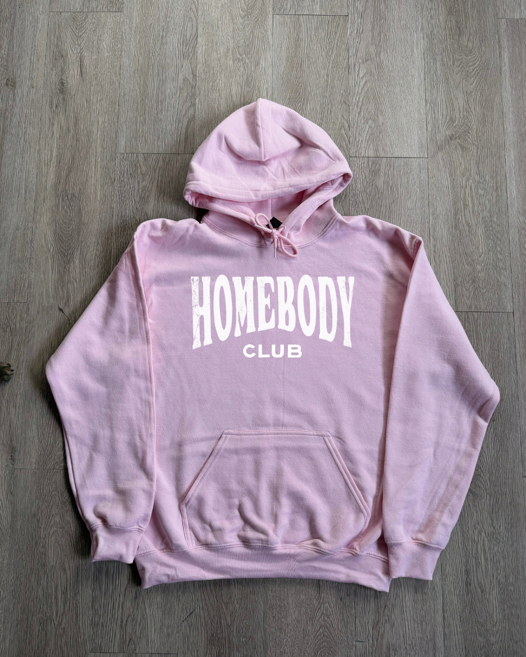Homebody Club Sweatshirt - Pink / White