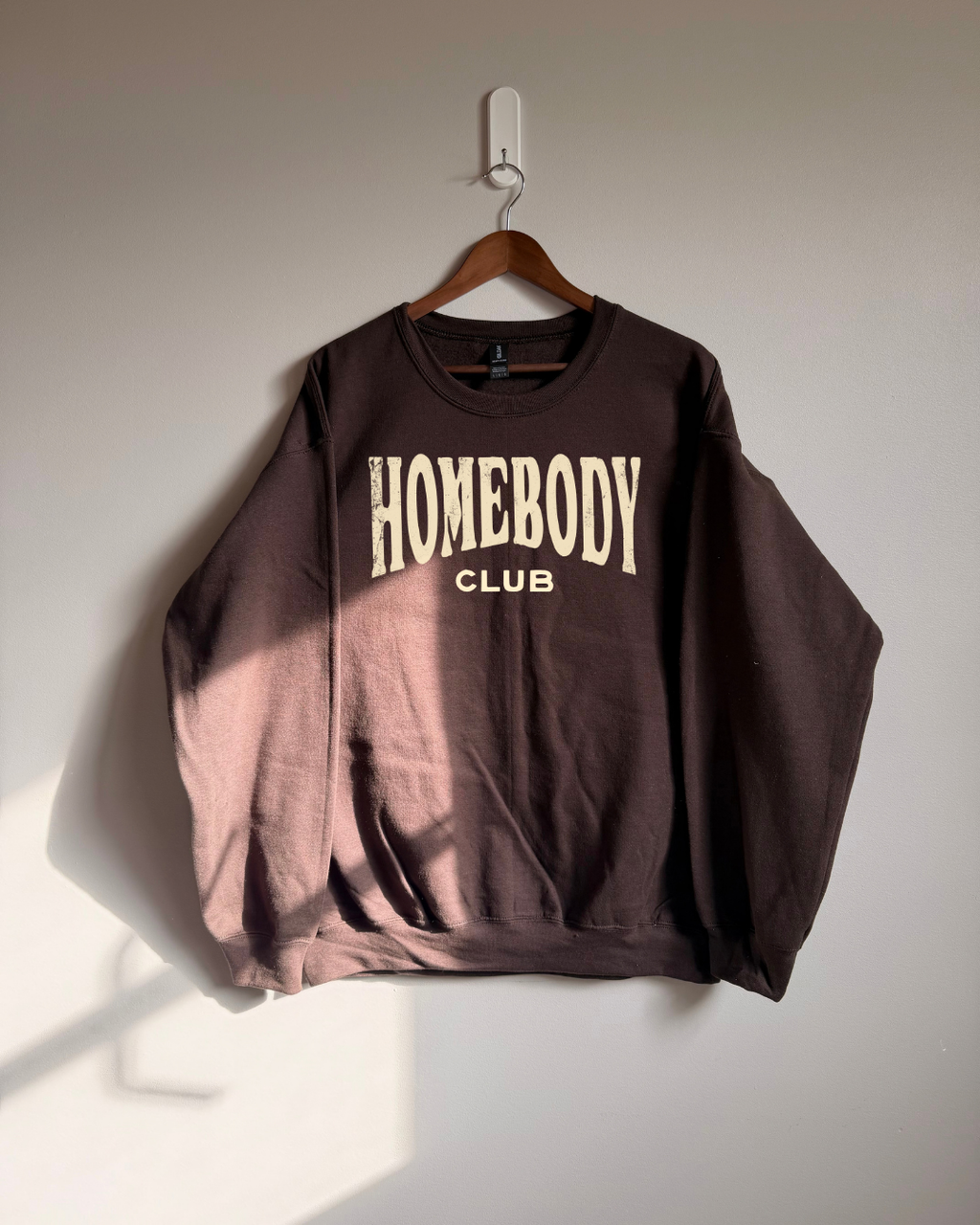 Homebody Club Sweatshirt - Brown / Yellow