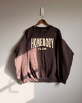 Homebody Club Sweatshirt - Brown / Yellow