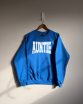 Auntie Sweatshirt - Blue / White