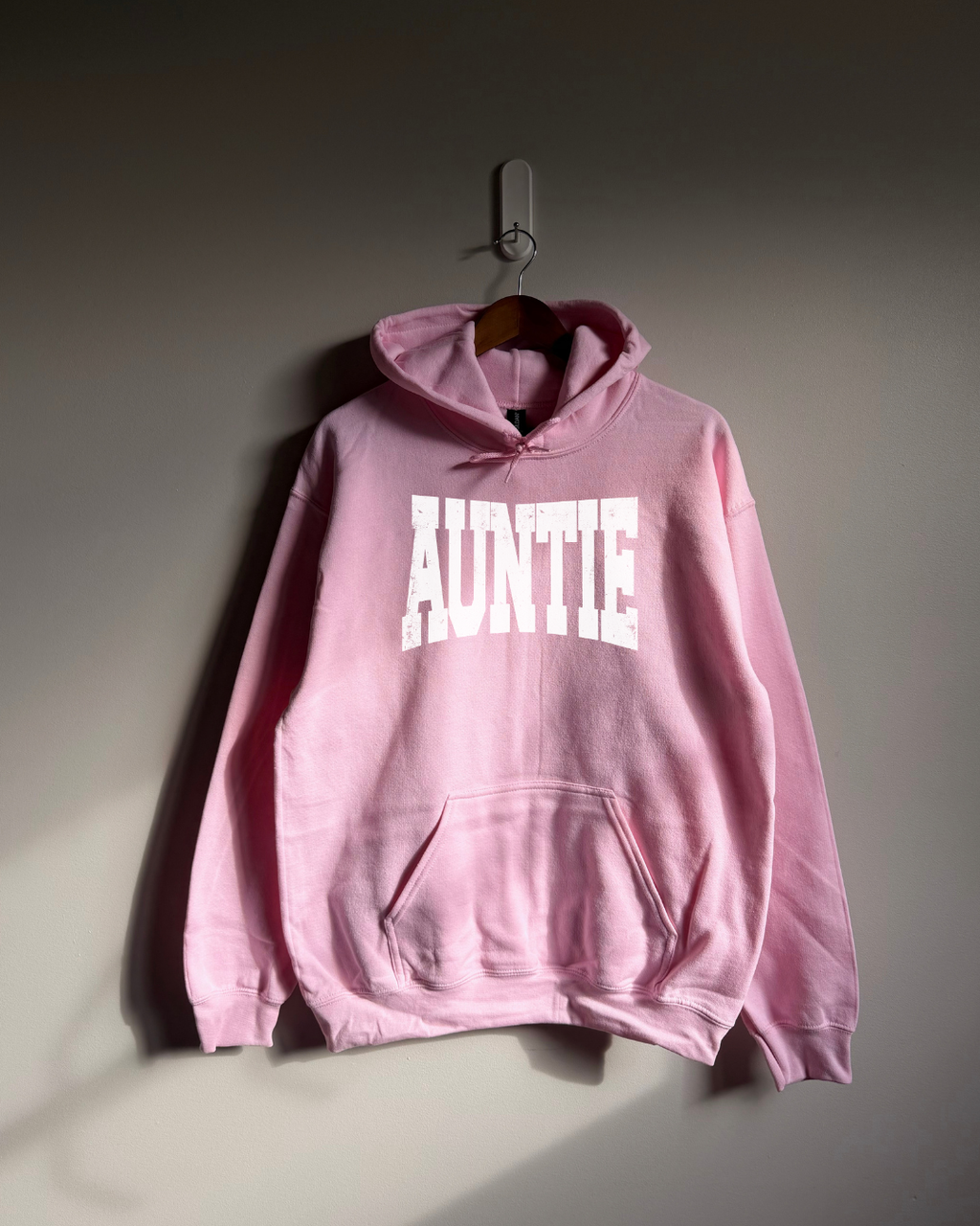 Auntie Sweatshirt - Pink / White