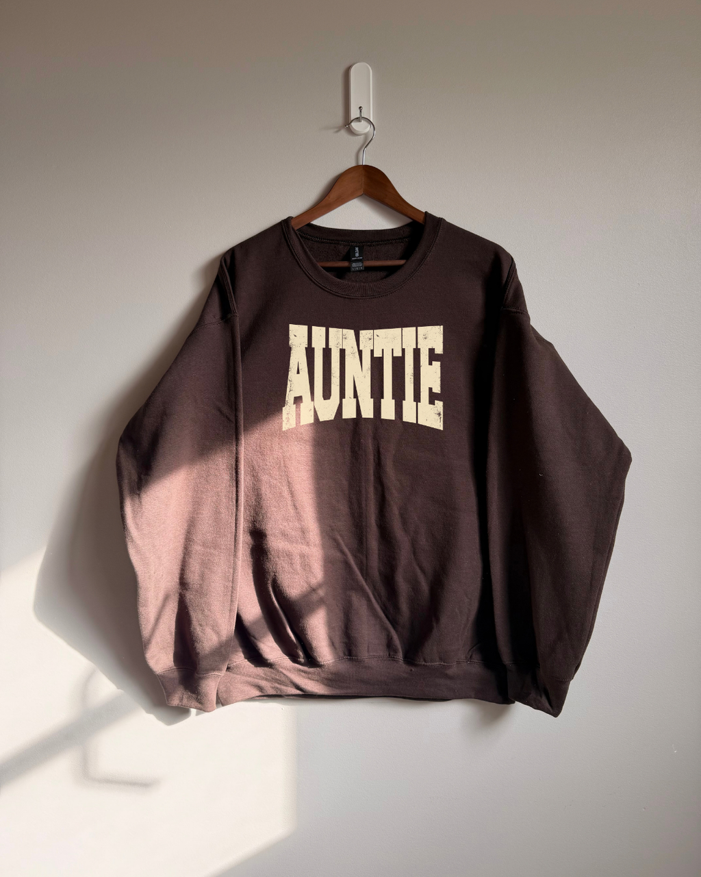 Auntie Sweatshirt - Brown / Yellow