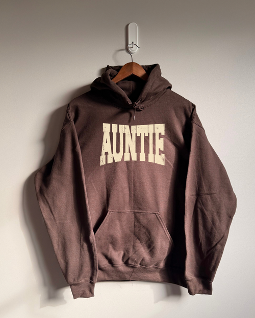 Auntie Sweatshirt - Brown / Yellow