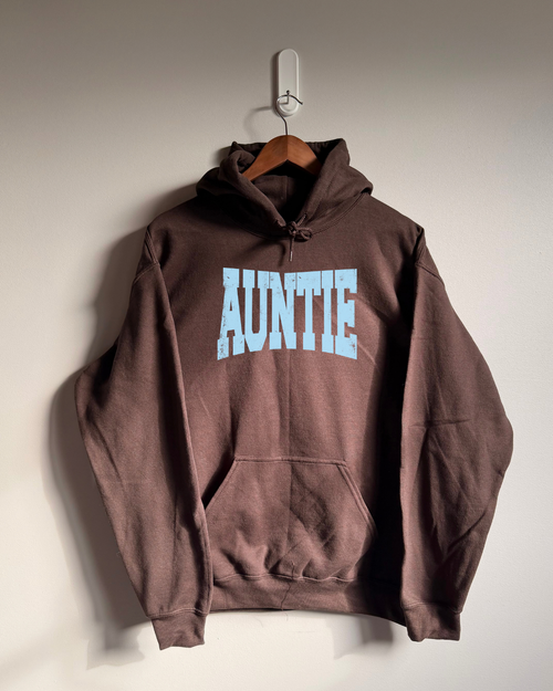 Auntie Sweatshirt - Brown / Blue