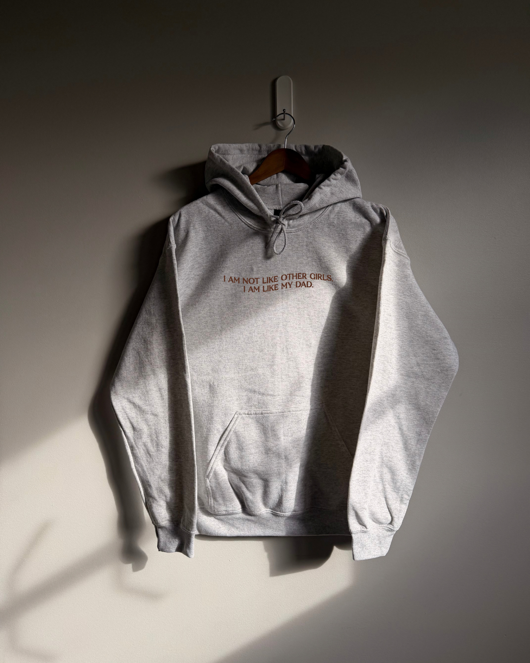 I'm Not Like Other Girls Sweatshirt - Ash / Brown