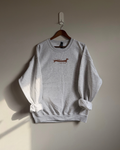 It's Been A Long Day Sweatshirt - Ash / Brown