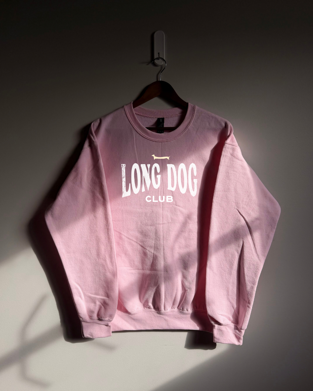 Long Dog Club Sweatshirt - Pink