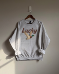 Lucky Duck Sweatshirt - Ash / Brown