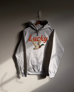Lucky Duck Sweatshirt - Ash / Red