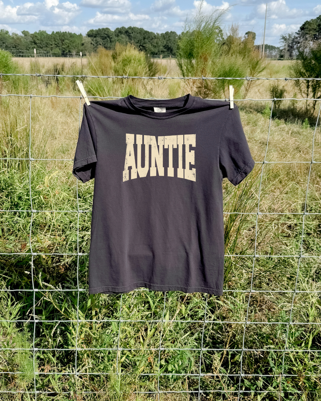 Auntie Tee - Graphite / Yellow