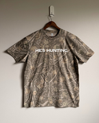 He's Hunting Tee - Deadwood Camo