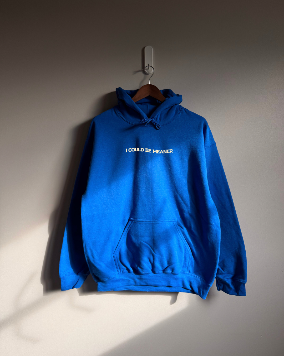I Could Be Meaner Sweatshirt - Blue / Yellow
