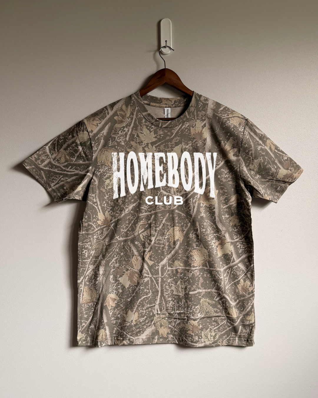 Homebody Club Tee - Deadwood Camo / White