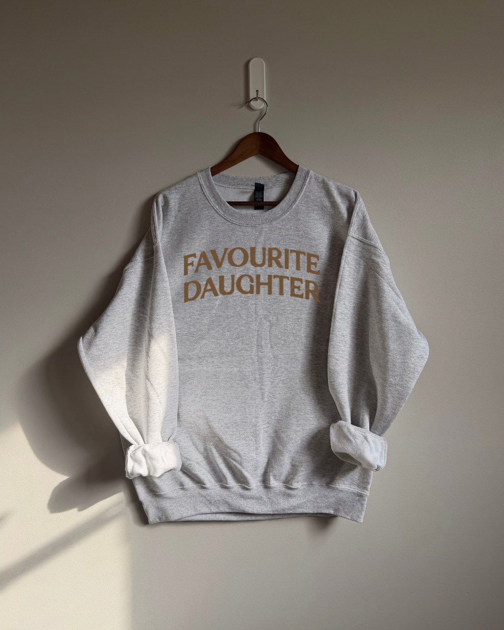 Favourite Daughter Sweatshirt - Ash / Brown