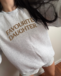 Favourite Daughter Sweatshirt - Ash / Brown