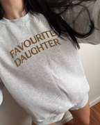 Favourite Daughter Sweatshirt - Ash / Brown