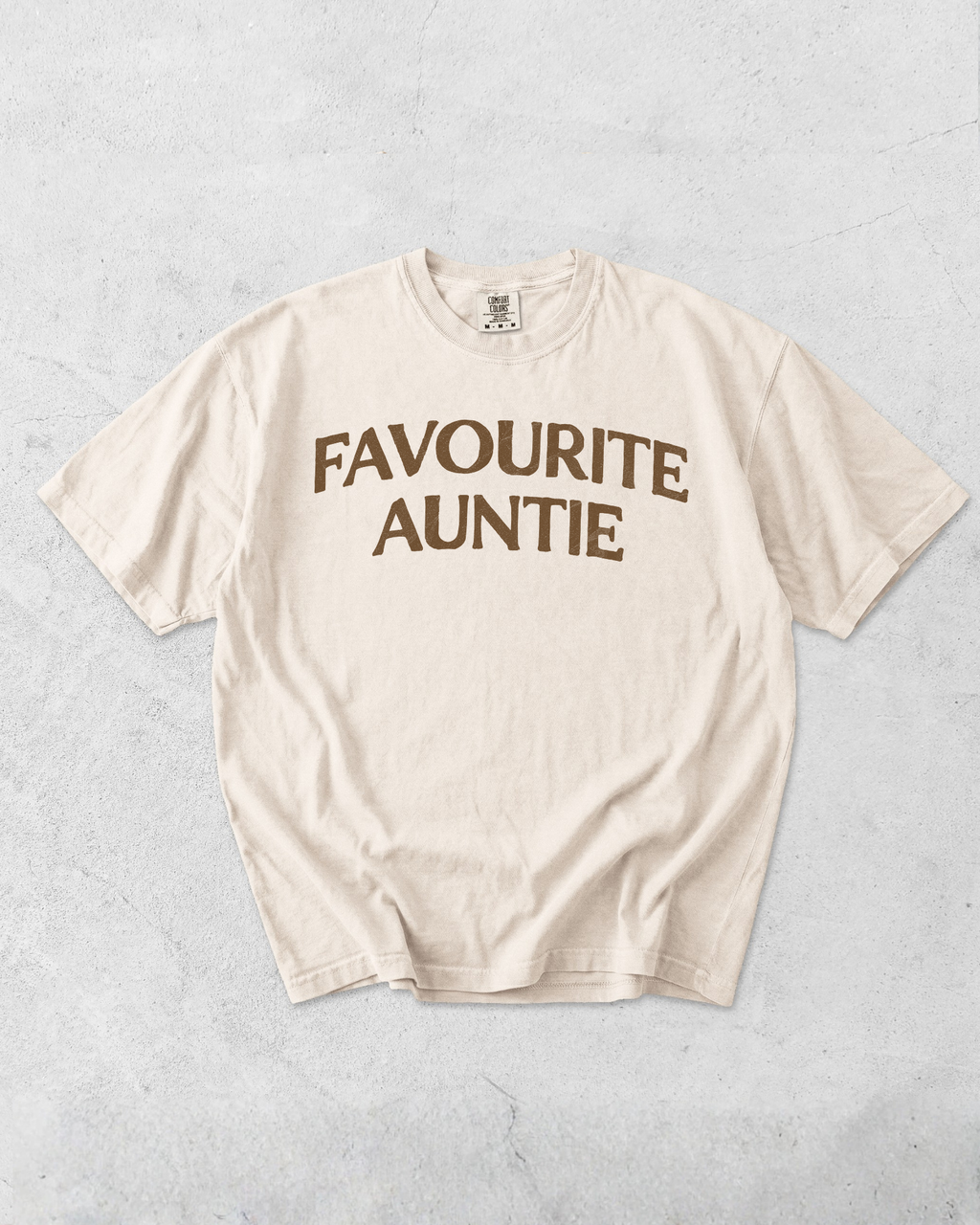 Favourite Auntie- Ivory / Brown
