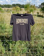 Homebody Club Tee - Graphite / Yellow