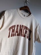 Thankful Tee - Ivory / Brown
