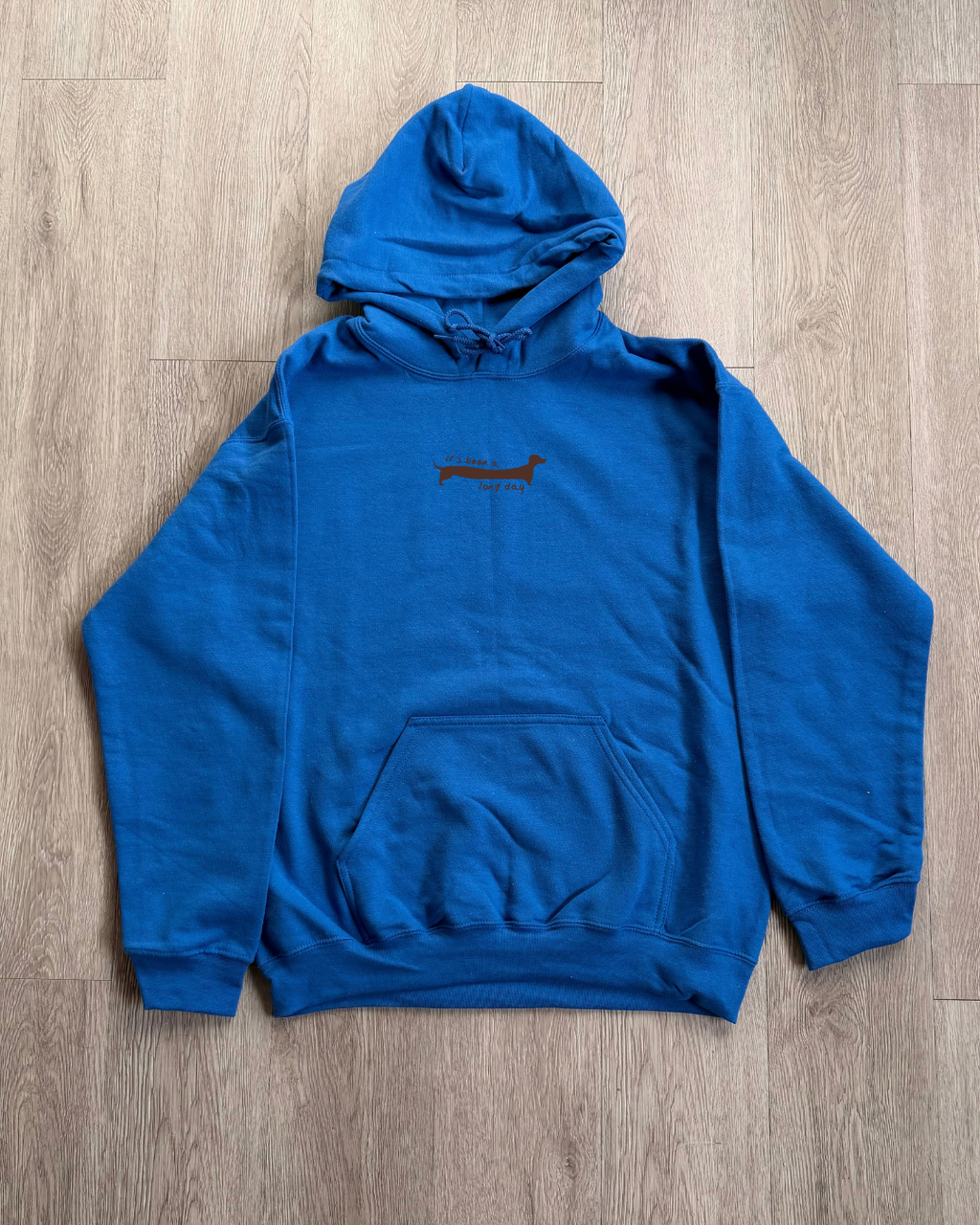 It's Been A Long Day Sweatshirt - Blue / Brown