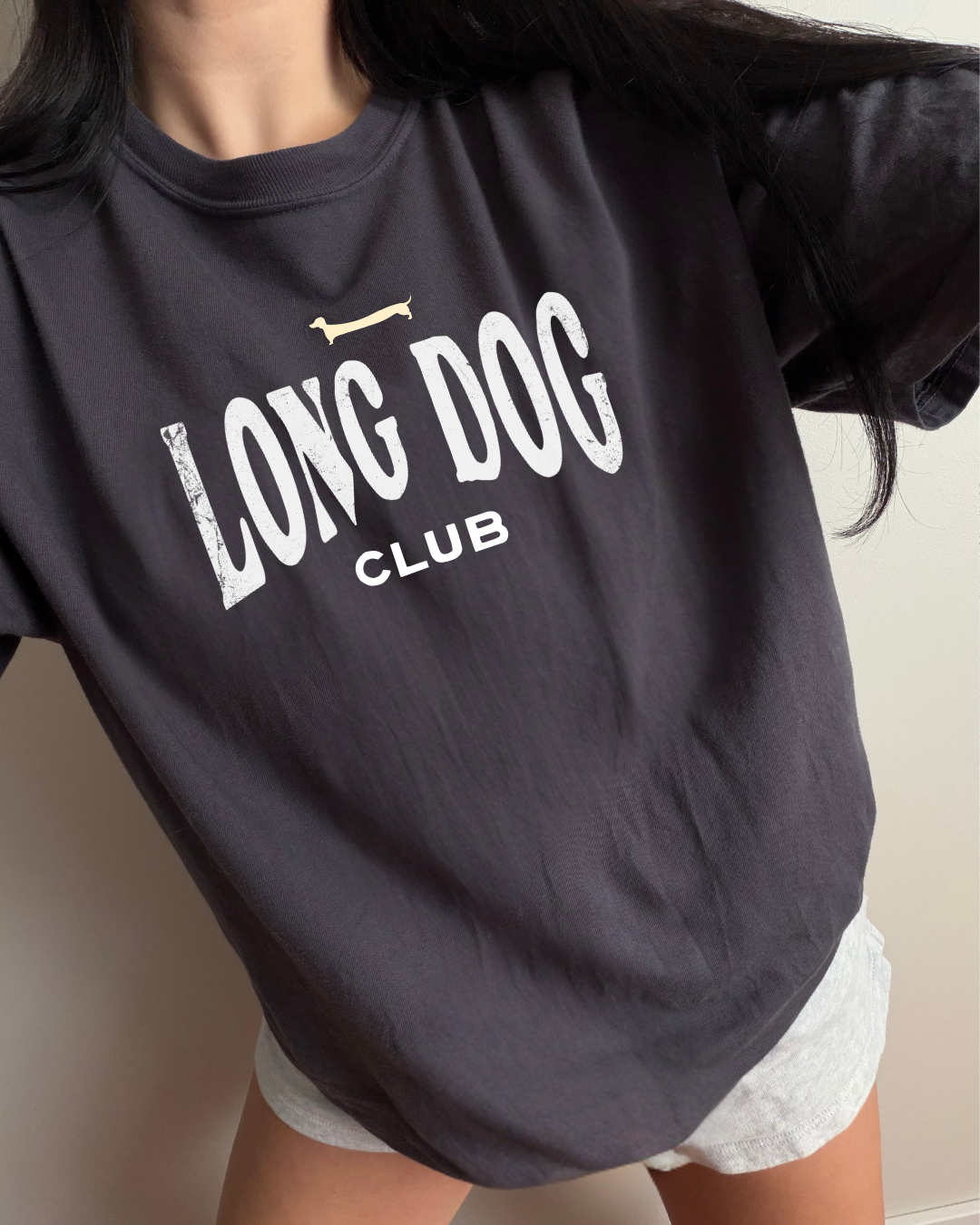 Long Dog Club Tee - Graphite