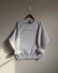 I Could Be Meaner Sweatshirt - Ash / Brown