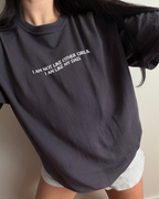 I'm Not Like Other Girls Tee - Graphite / White