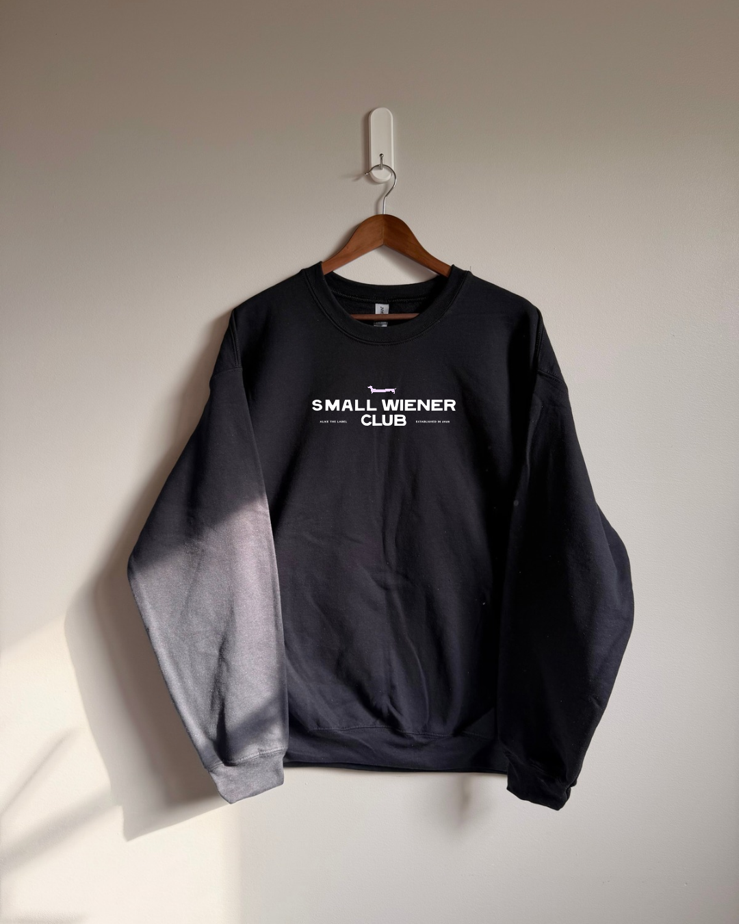 The OG Small Wiener Club Sweatshirt - Black
