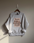 Small Wiener Club Sweatshirt - Ash / Brown