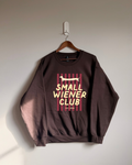 Small Wiener Club Sweatshirt - Brown / Yellow