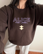 Alice The Label Sweatshirt - Brown