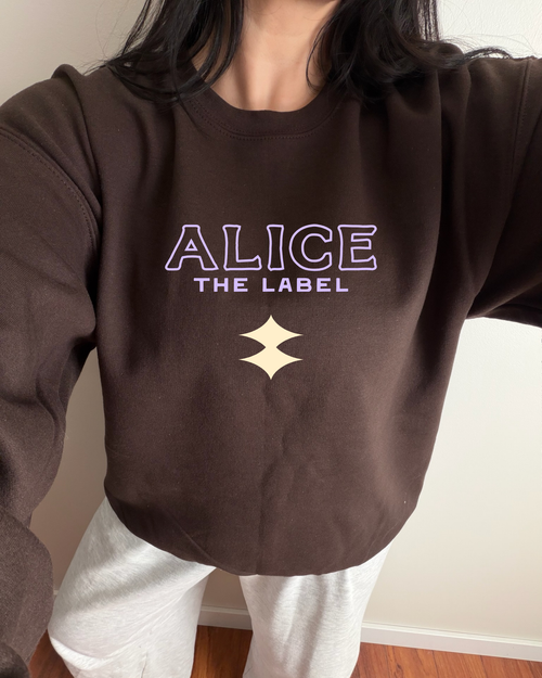 Alice The Label Sweatshirt - Brown