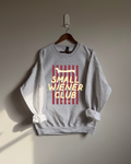 Small Wiener Club Sweatshirt - Ash / Yellow