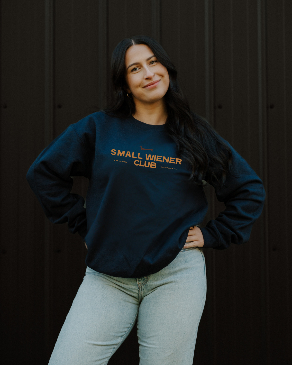 The OG Small Wiener Club Sweatshirt - Navy