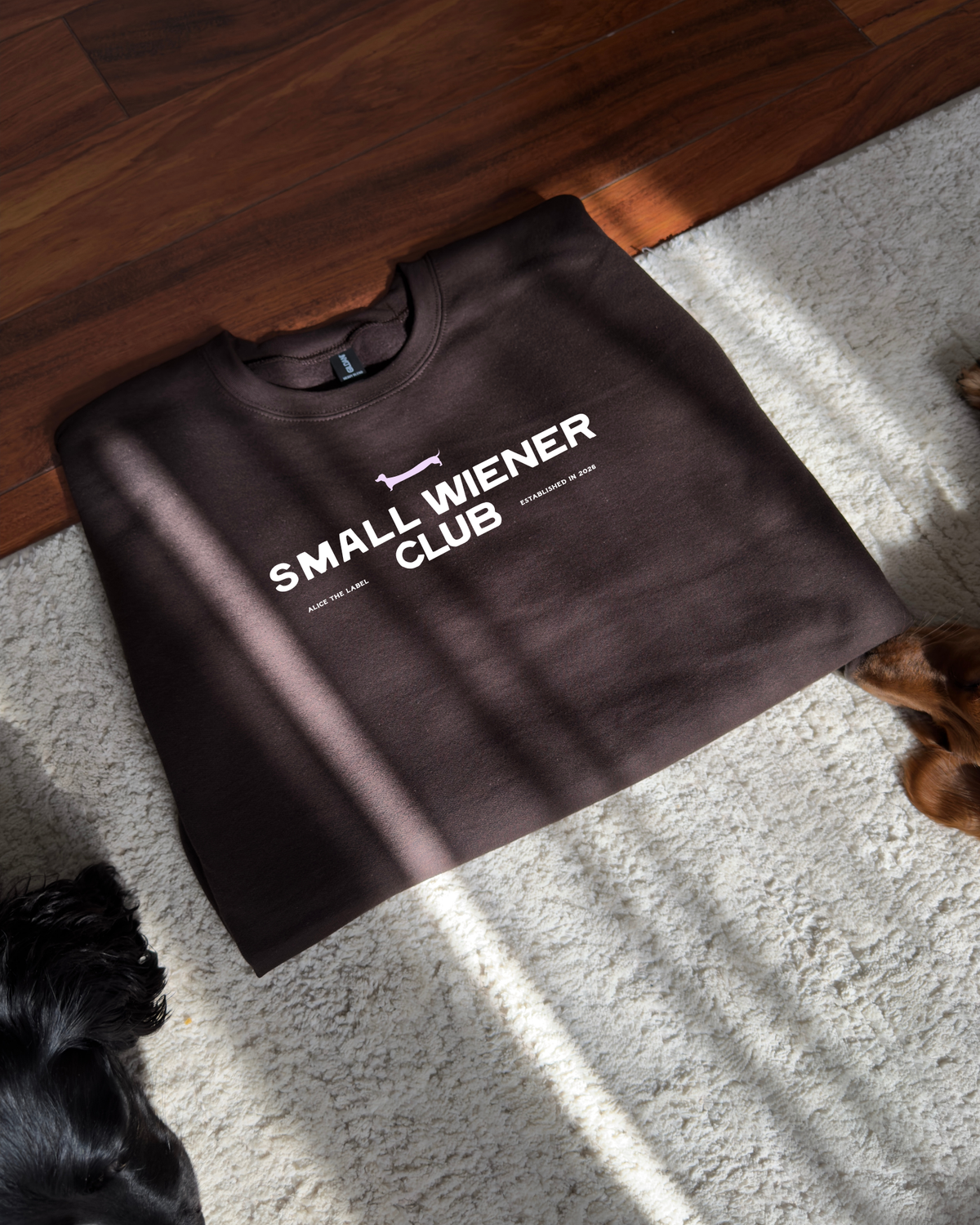 The OG Small Wiener Club Sweatshirt - Brown