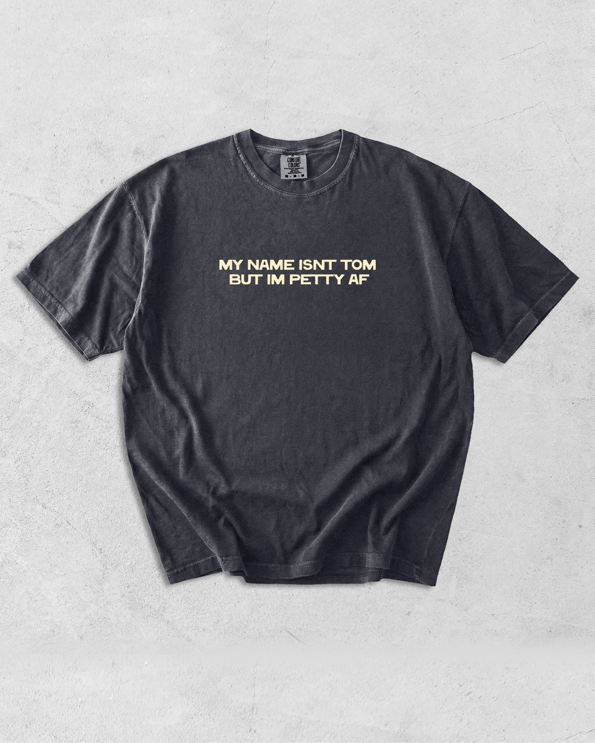 Tom Petty Tee - Graphite / Yellow