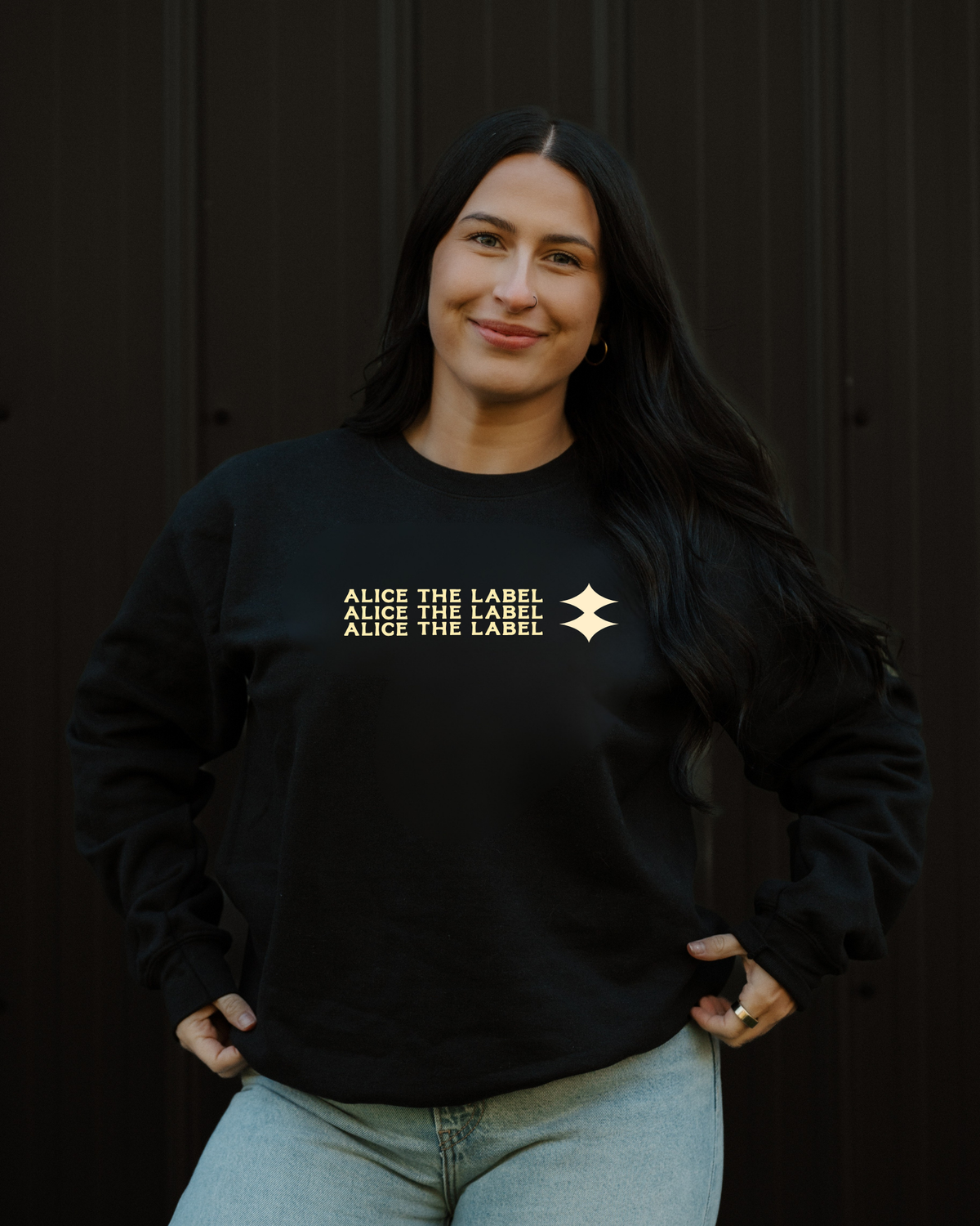 Alice x 3 Sweatshirt - Black