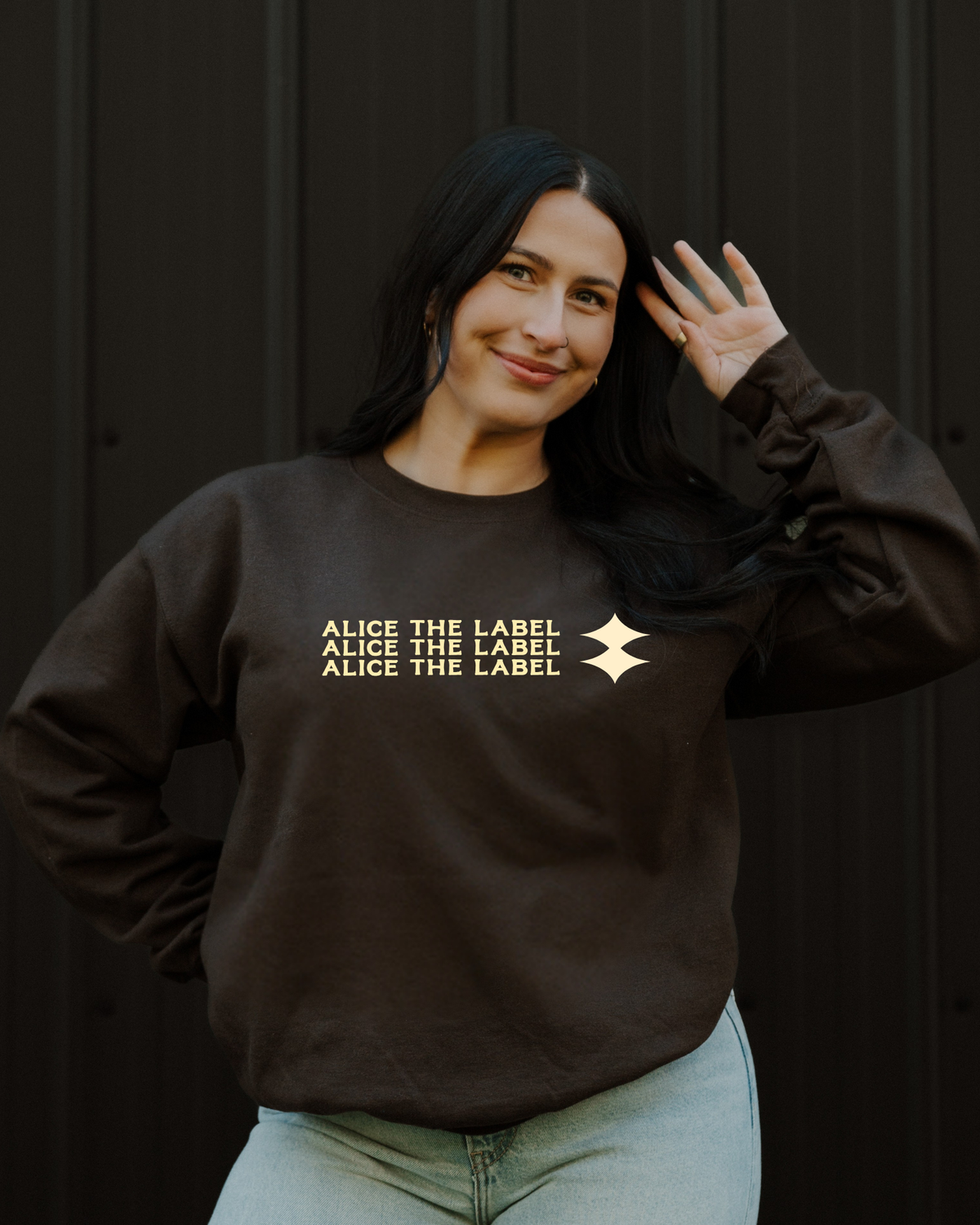 Alice x 3 Sweatshirt - Brown