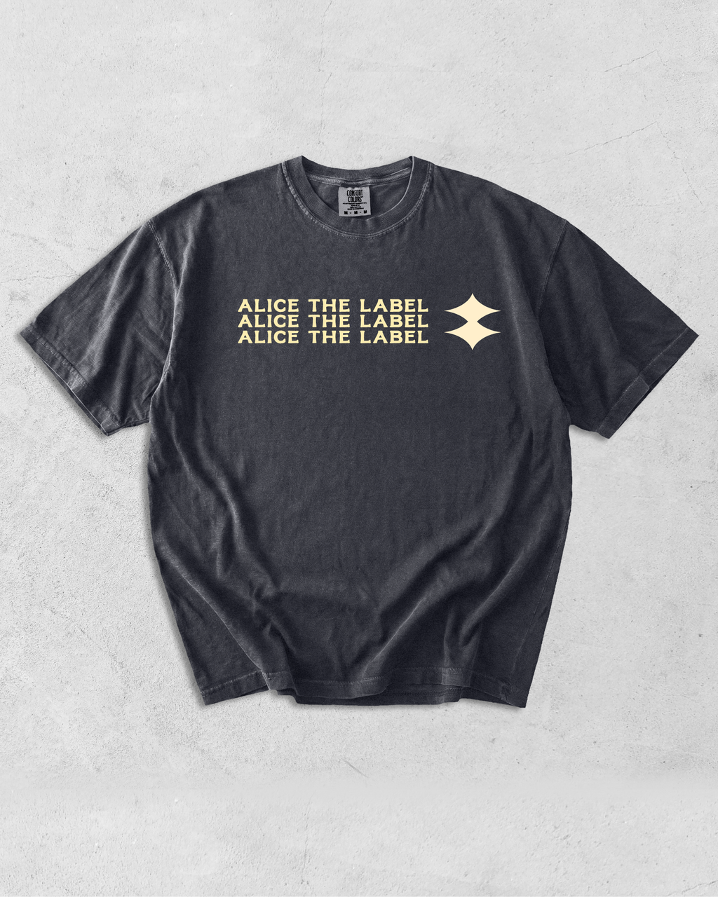Alice x 3 Tee - Graphite