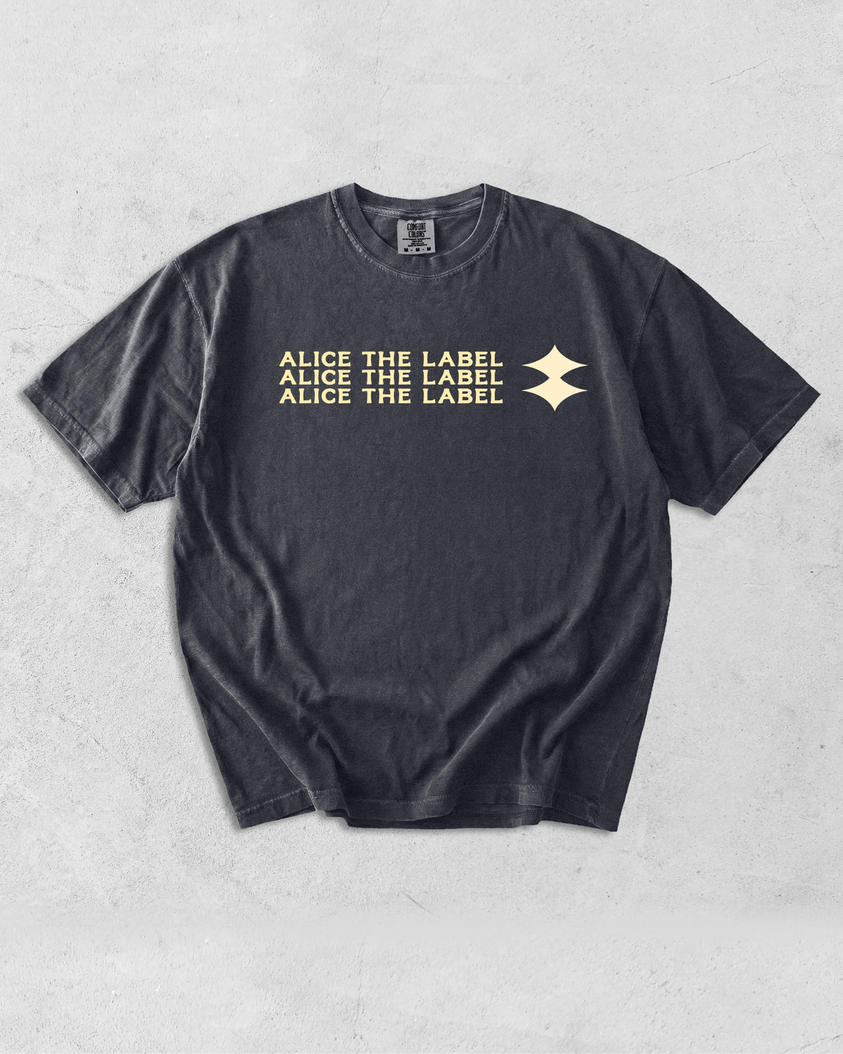 Alice x 3 Tee - Graphite