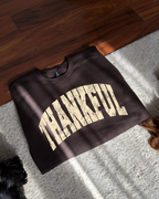 Thankful Sweatshirt - Brown / Yellow